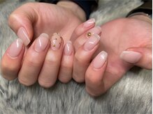 ネイル リンク(nail Linq)/【nao】ワンカラー×アート2本