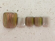 タフィーネイル 宜野湾コンベンションシティ店(TaffyNail)/フット グランドデザイン 6990円