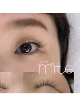 ミテ(mite.)/ブラウンカラー　マツエク