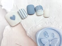 ネイルサロン&スクール ジーナ(GINA)/マットがオシャレ♪ストライプ