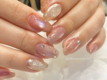 アイヴィー(IVY)/enoi/ビジュー/ピンクベージュ