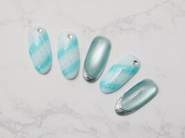 春のチェックデザイン