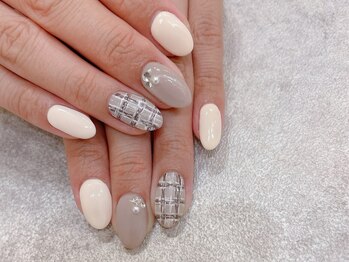 ツイードネイル