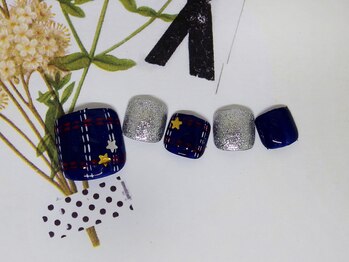 ネイルライフ(NailLife)/チェックネイル