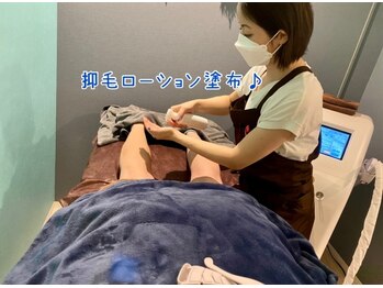 アイビー/７★抑毛ローションの塗布★