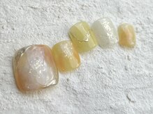 アイネイルズ 池袋店(I-nails)/ペールカラーフットニュアンス
