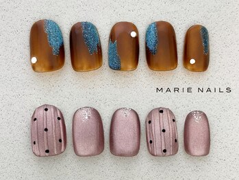 マリーネイルズ ららぽーと磐田店(MARIE NAILS)の写真/★初回オフ無料¥7700！派手に出来ないOLさんや主婦の方、初めての方にもオススメ♪１week保証付き！