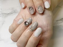 ネイルサロンブラン(nail salon BLANC)/ビジューネイル