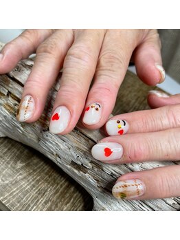 爪屋べっぴん堂/バレンタインネイル