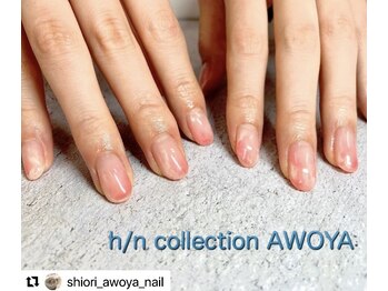 アオヤ(h/n collection AWOYA)/うるうる桃ネイル