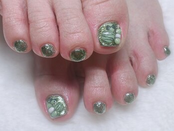 トイロ 西院店(TOIRO)/みさと/抹茶ネイル