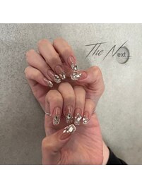 ビジューネイル　ストーン　ラメ