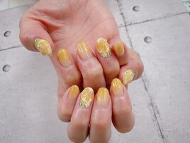 オレンジネイル