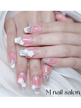 Mネイル/マグネット|フレンチ