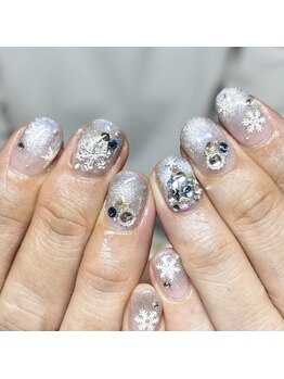 ソラール(SOLAR)/雪の結晶ネイル