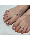 フットネイル ニュアンスネイル