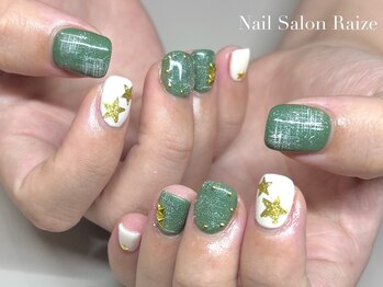 ライズ 本町店(Raize)/デニム風ネイル/夏ネイル