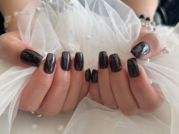 ワンカラー/ブラック/スクエア