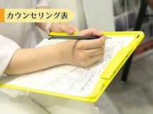幹整体院/【2.カウンセリング表】