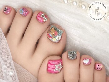 ネイルズガッシュ 川崎店(NAILsGUSH)の写真/フットネイルを始める方が増えます♪マグネットやアートも!イベントや旅行前にもおすすめ★