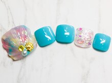 ミンクスタイル 浜松町店/【フット】マーメイドネイル