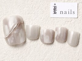 塗りかけベージュ￥7300