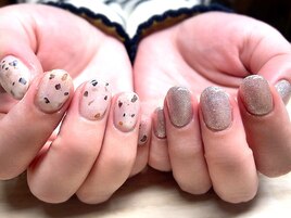 ちぐはぐ アシメ 大人 大理石