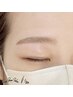 眉毛アイブロウデザインWAX＋眉毛カラー＋間引き＋メイク仕上げ