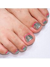 リグネイルスタジオ(Lig nail studio)/凸凹ミラーネイル