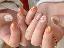 オレンジ系ガーリーニュアンス