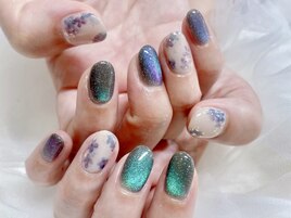 【川又指名限定】紫陽花ネイル