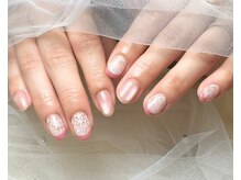 ネイル バイ エン(Nail by EN)/レースネイル×フレンチ