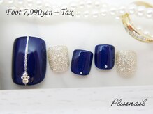 プラスネイル 池袋西口店(PLUS NAIL)/【1364】定額8,789円ラメライン