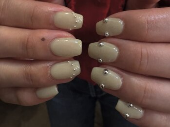 アイネイルズ 天神今泉店(I-nails)/【kie.h】ベージュモードネイル