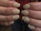 【kie.h】ベージュモードネイル