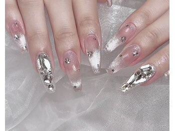 アロワ(Arowa)/マグネット×うめつくしネイル