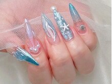 ジョアアンジェ 京橋店(joieange)/マーメイドネイル　夏ネイル