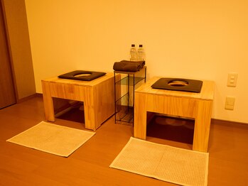 ママの秘密基地/ペアよもぎ蒸し