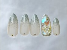 ジェミーネイル シンジュク(Jemiy nail shinjuku)/ラメグラ埋め尽くし¥