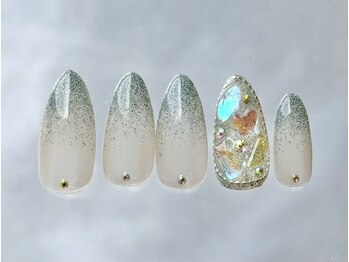 ジェミーネイル シンジュク(Jemiy nail shinjuku)/ラメグラ埋め尽くし¥