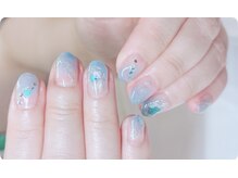 ビューティーリッフィ 銀座店(Beauty-Lifei)の雰囲気（ガラスネイル11,000円［insta@beauty_lifei_ginza］）