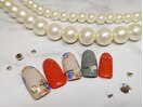 小花ネイル7980円