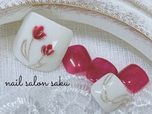 サク(saku)/チューリップネイル