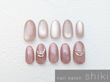 シキ 戸塚(shiki)/アシメピンクネイル ￥6800