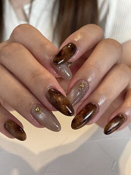 アトリエヨル(atelier yol)/べっ甲ネイル