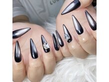 ハラ(Hara)/ベース色黒　シルバーマグネット