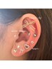【話題沸騰中】耳つぼjewelry 20個までつけ放題