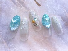 ターラ(Tara)/ニュアンス夏ネイル