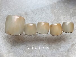 イエロー　ニュアンスネイル