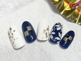 お正月&成人式に和柄ネイル